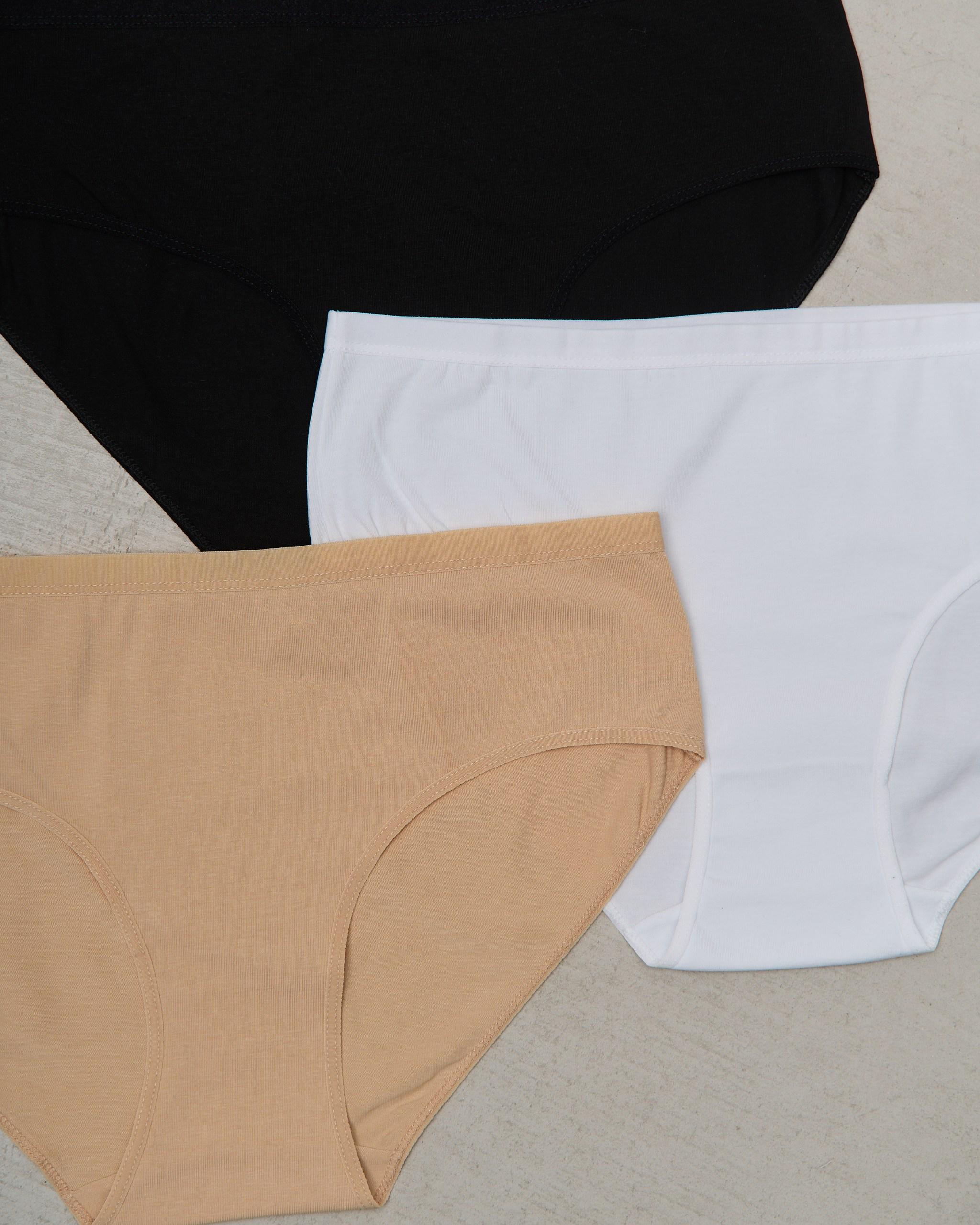 Набор трусиков женских батал 3 шт. 2XL Разноцветный (26800) - фото 2