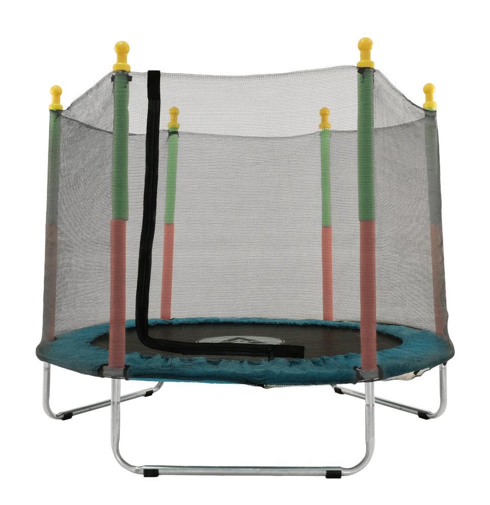 Батут дитячий Atleto із захисною сіткою на металевих опорах 160 см Синій (132-76-42400219) - фото 5 Батут дитячий Atleto із захисною сіткою на металевих опорах 160 см Синій (132-76-42400219) - фото 5