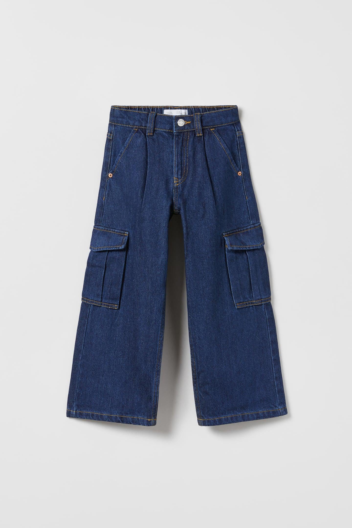 Джинсы карго для девочки Zara 152 см Синий (4302707400) Джинсы карго для девочки Zara 152 см Синий (4302707400)