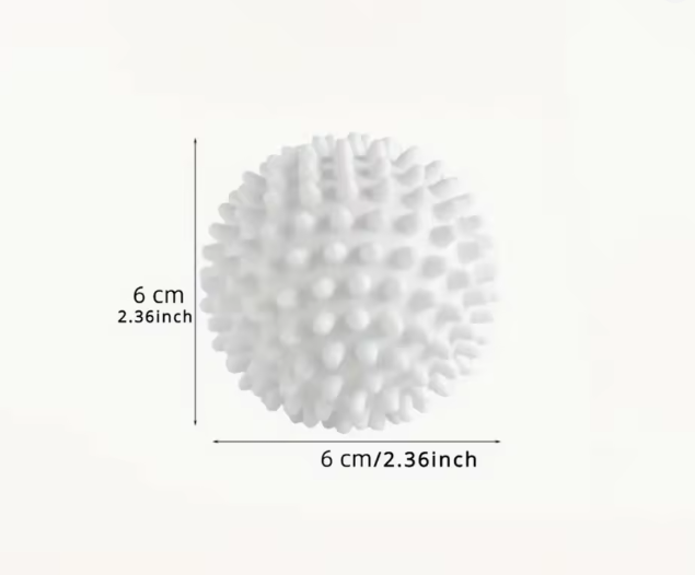 М'яч для прання 6 см 2 шт. Білий (f82cd30c) - фото 2 М'яч для прання 6 см 2 шт. Білий (f82cd30c) - фото 2