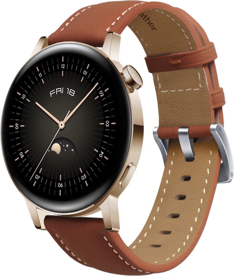 Ремінець шкіряний Folsa для Huawei Watch GT3 42 мм Brown (31534-30)
