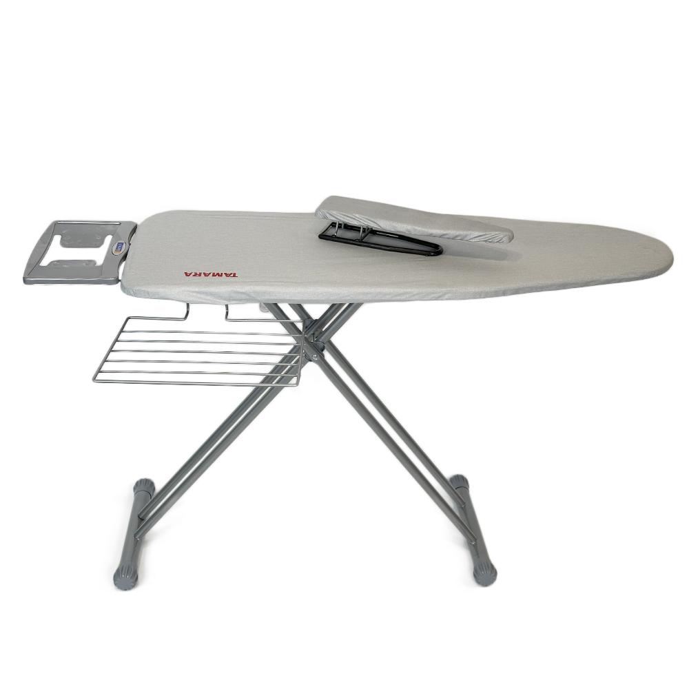 Доска гладильная Tamara Smsara с розеткой и полкой 146х42 см - фото 2 Доска гладильная Tamara Smsara с розеткой и полкой 146х42 см - фото 2