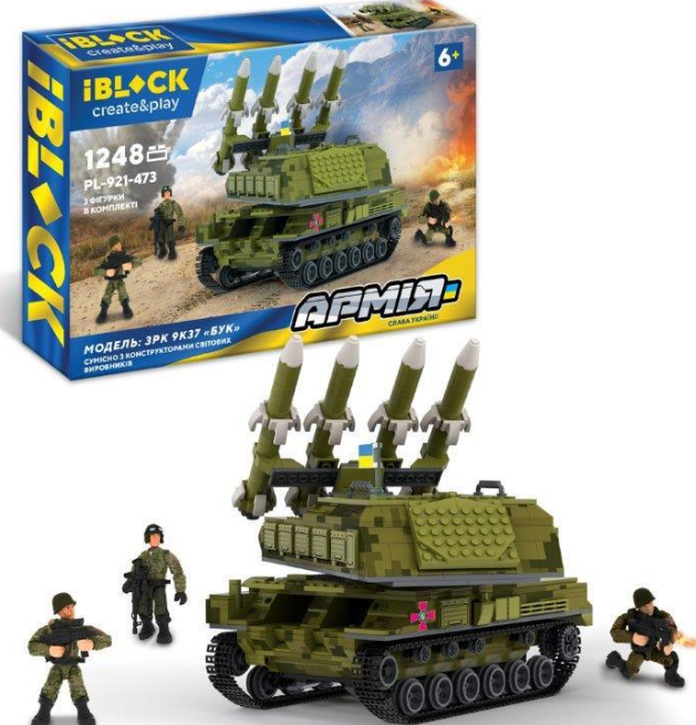 Зенитный ракетный комплекс детский Iblock 9К37 Бук 1248 дет. (2132707310)