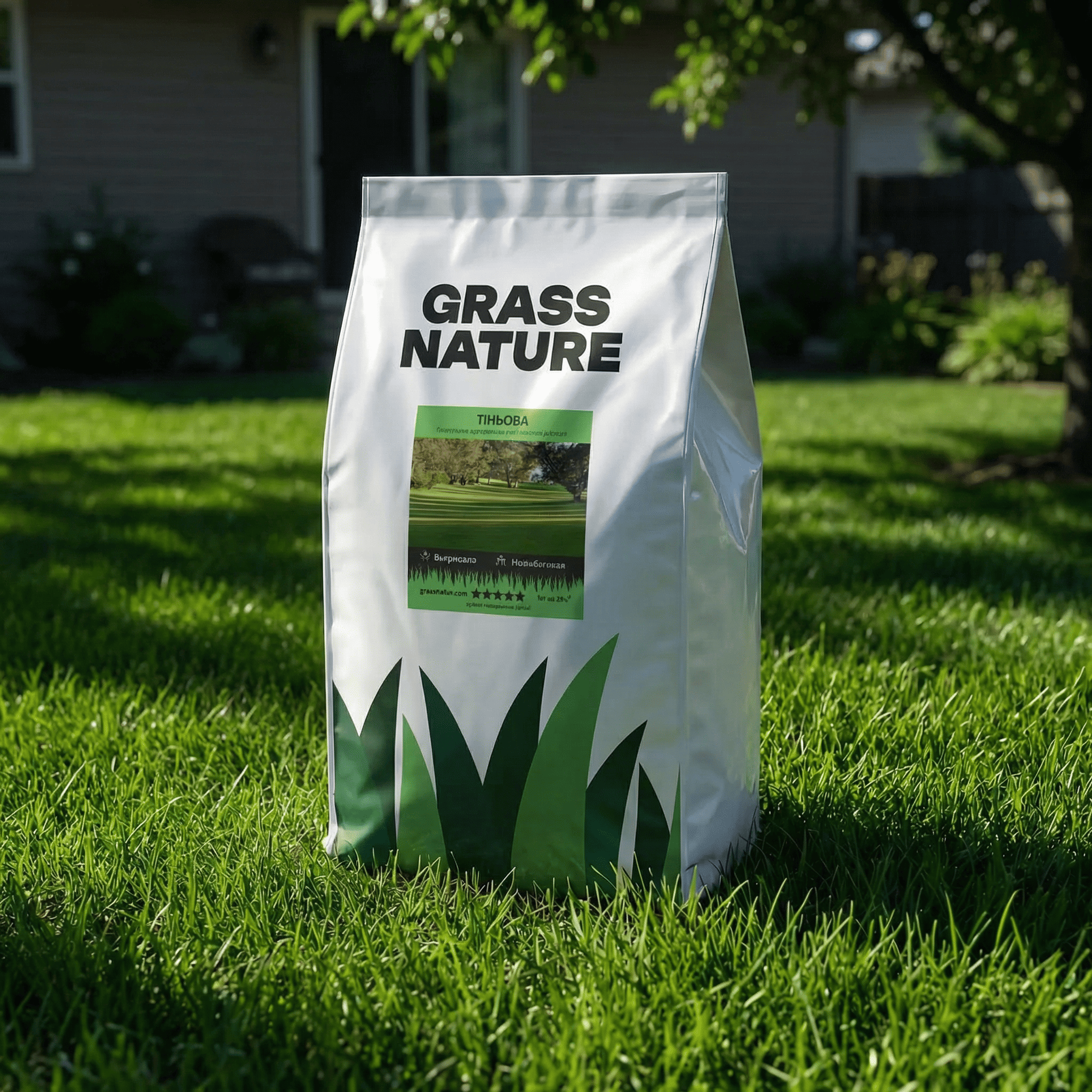 Семена газонной травы GrassNature Теневая 5 кг (24463268)