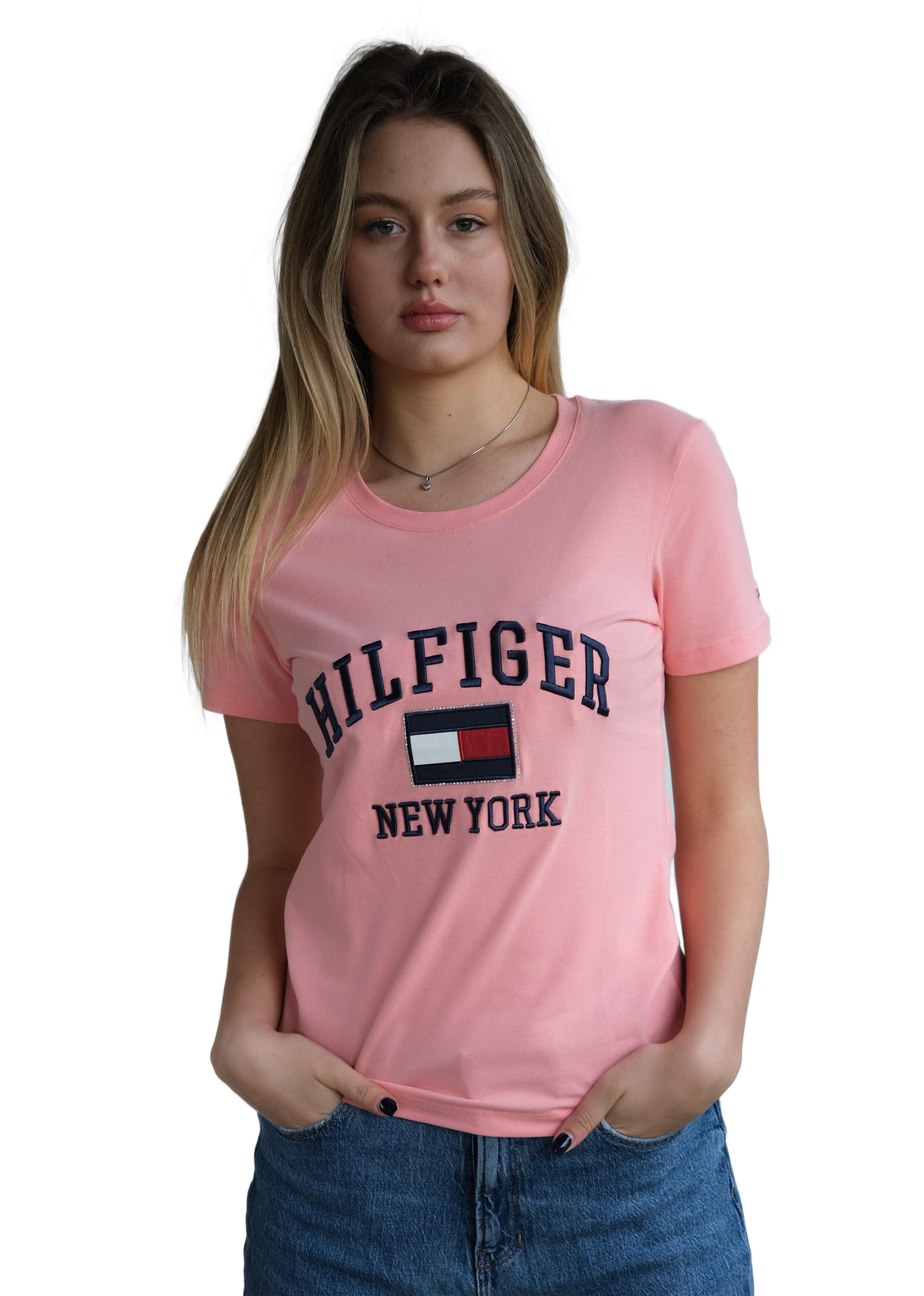 Футболка жіноча Tommy Hilfiger B-1005 XL Rose (10644224)