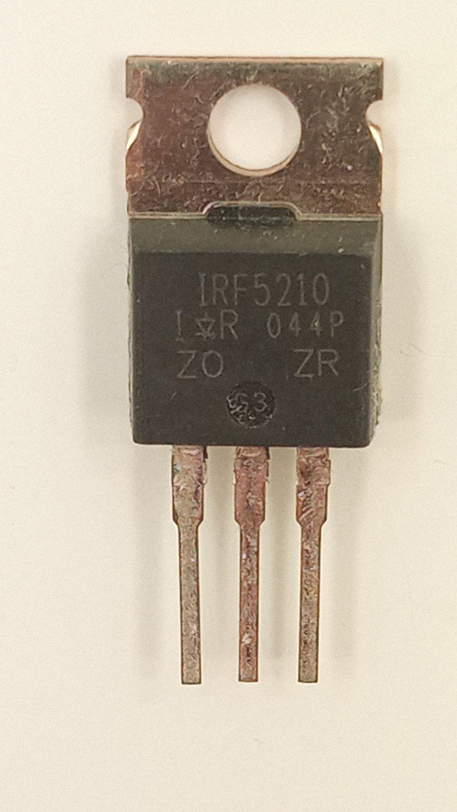 Транзистор IRF5210PBF p-channel 100V 40A 0,06Om TO-220 (10480)