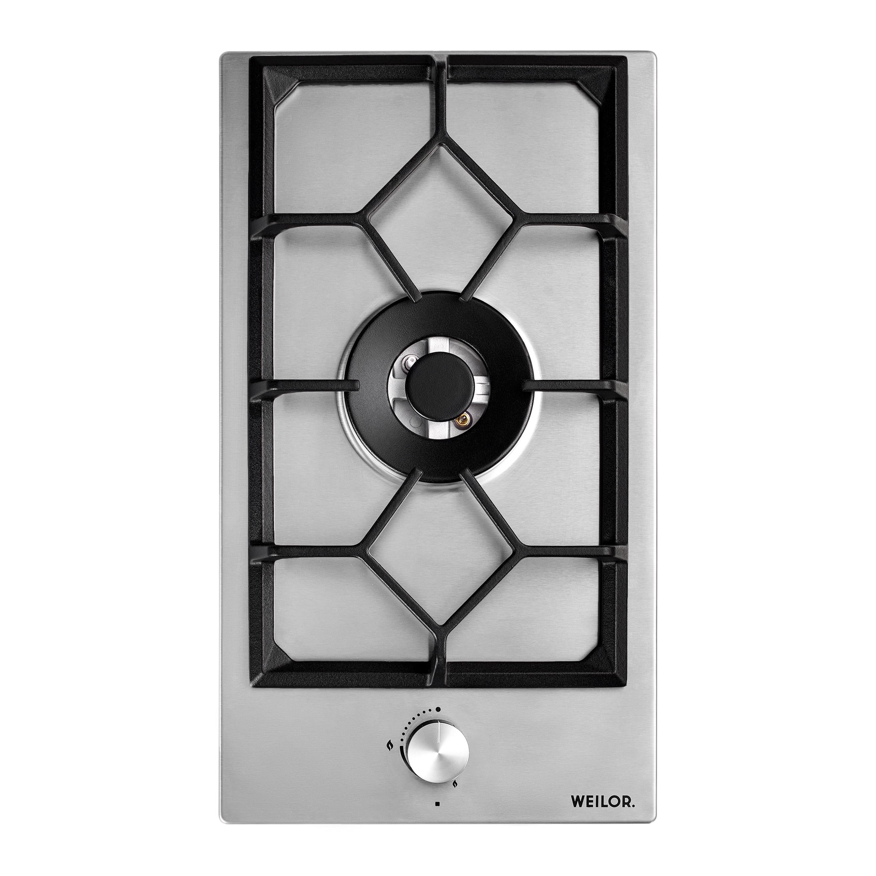 Варочная поверхность газовая Domino на металле WEILOR GM W 314 Stainless Steel (5902767909525)
