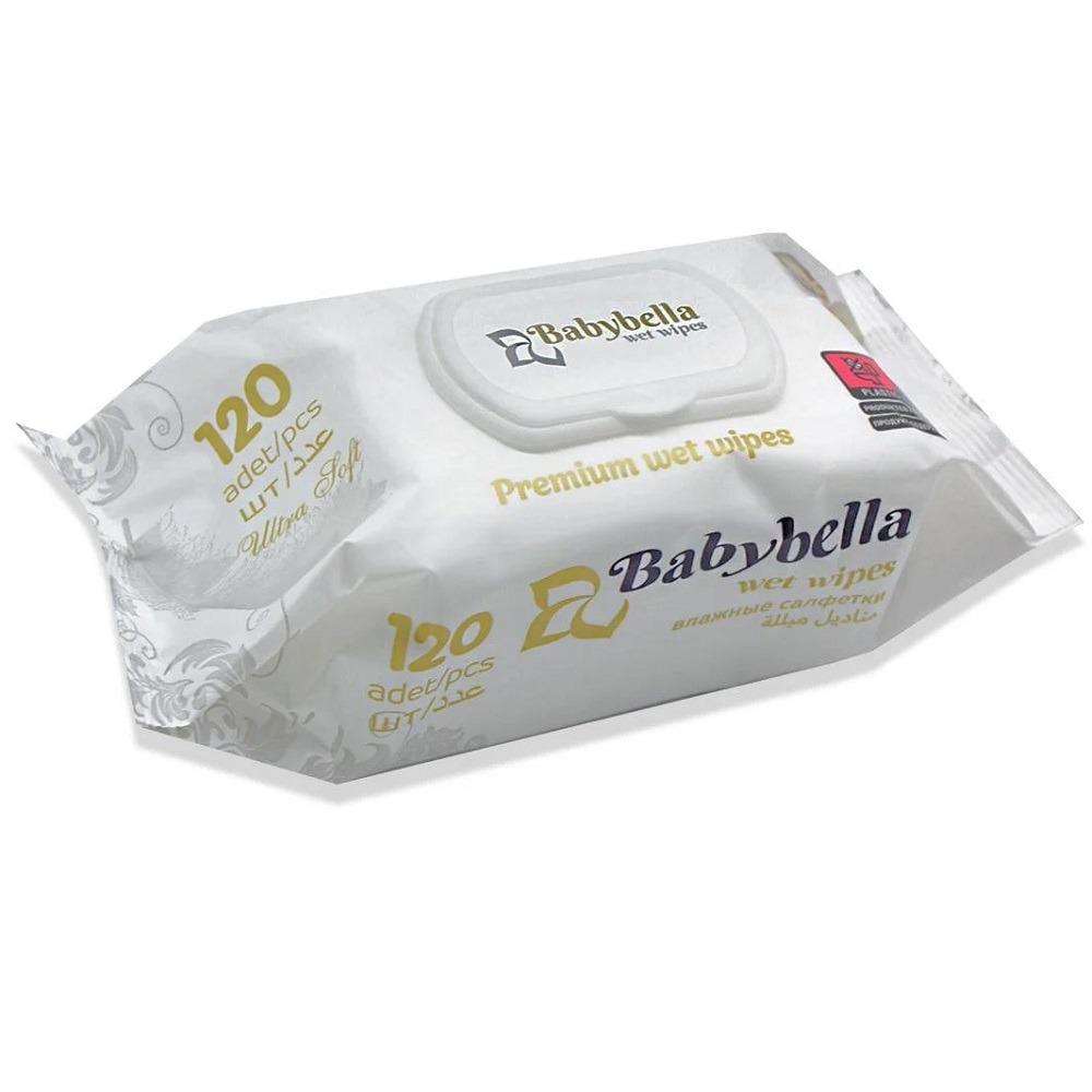 Салфетки влажные для детей гипоаллергенные Babybella 120 шт. EG-1000086