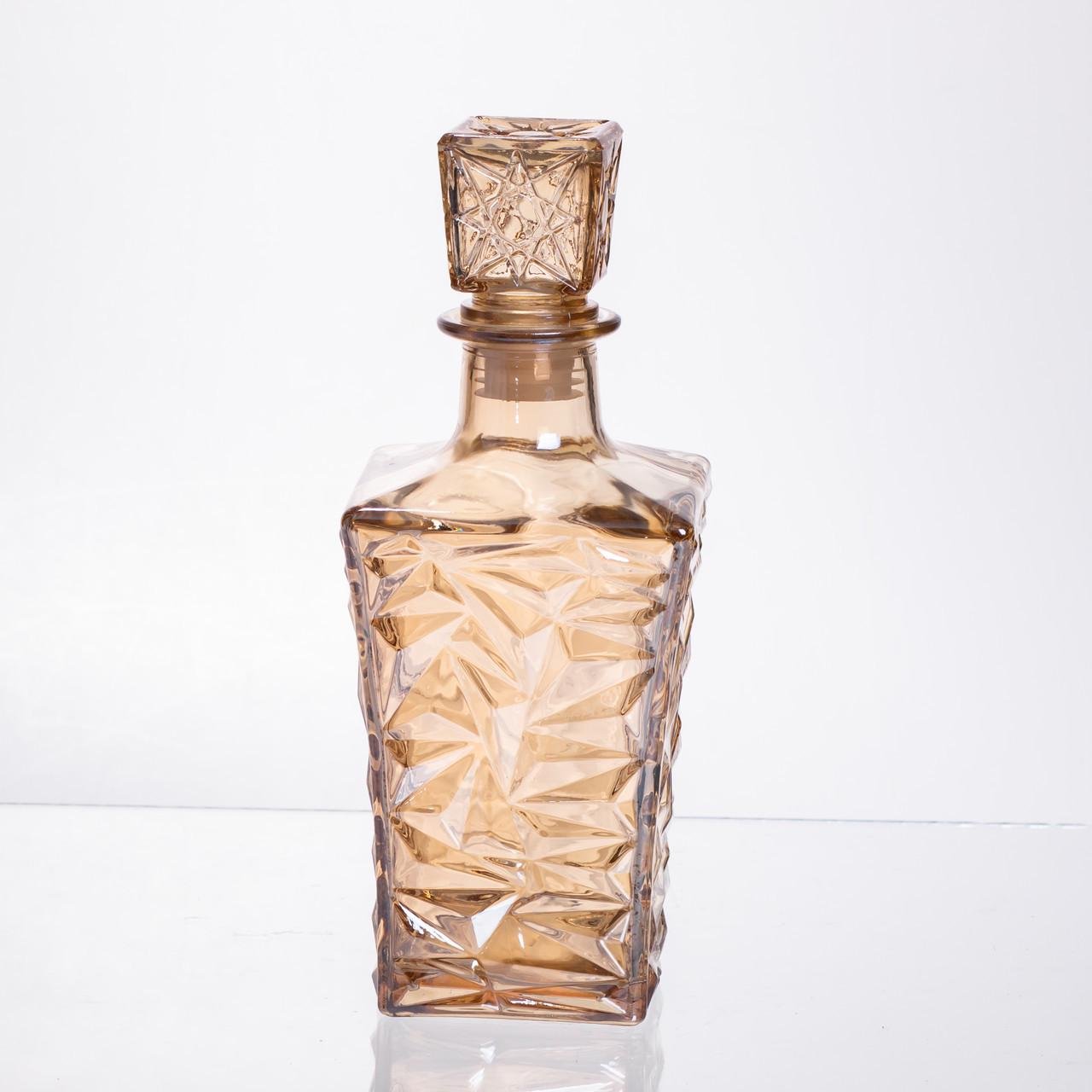 Набір графин для напоїв із товстого скла та склянки 6 шт. коричневий (64486-25) - фото 2 Набір графин для напоїв із товстого скла та склянки 6 шт. коричневий (64486-25) - фото 2