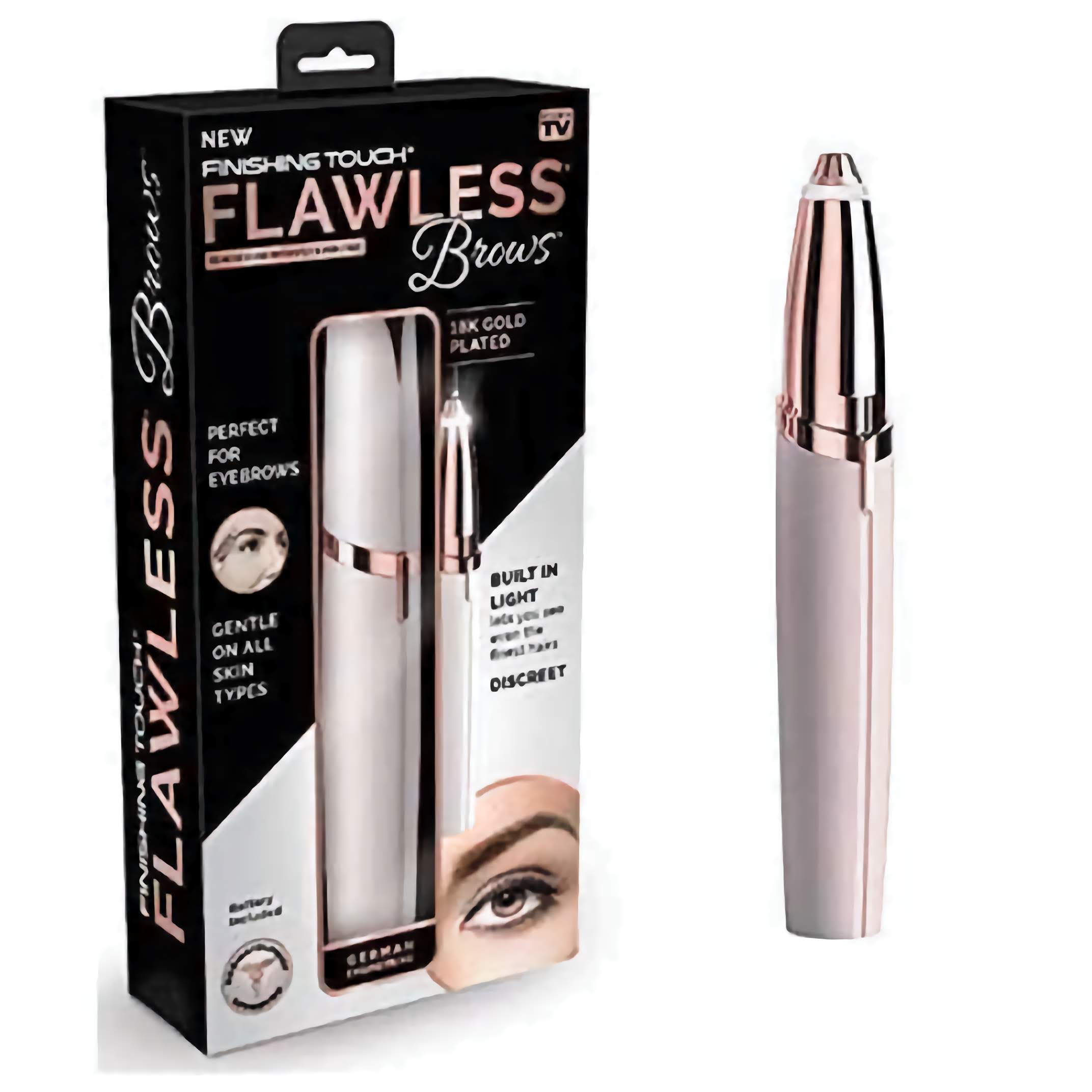 Триммер эпилятор Flawless Brows женский для бровей портативный