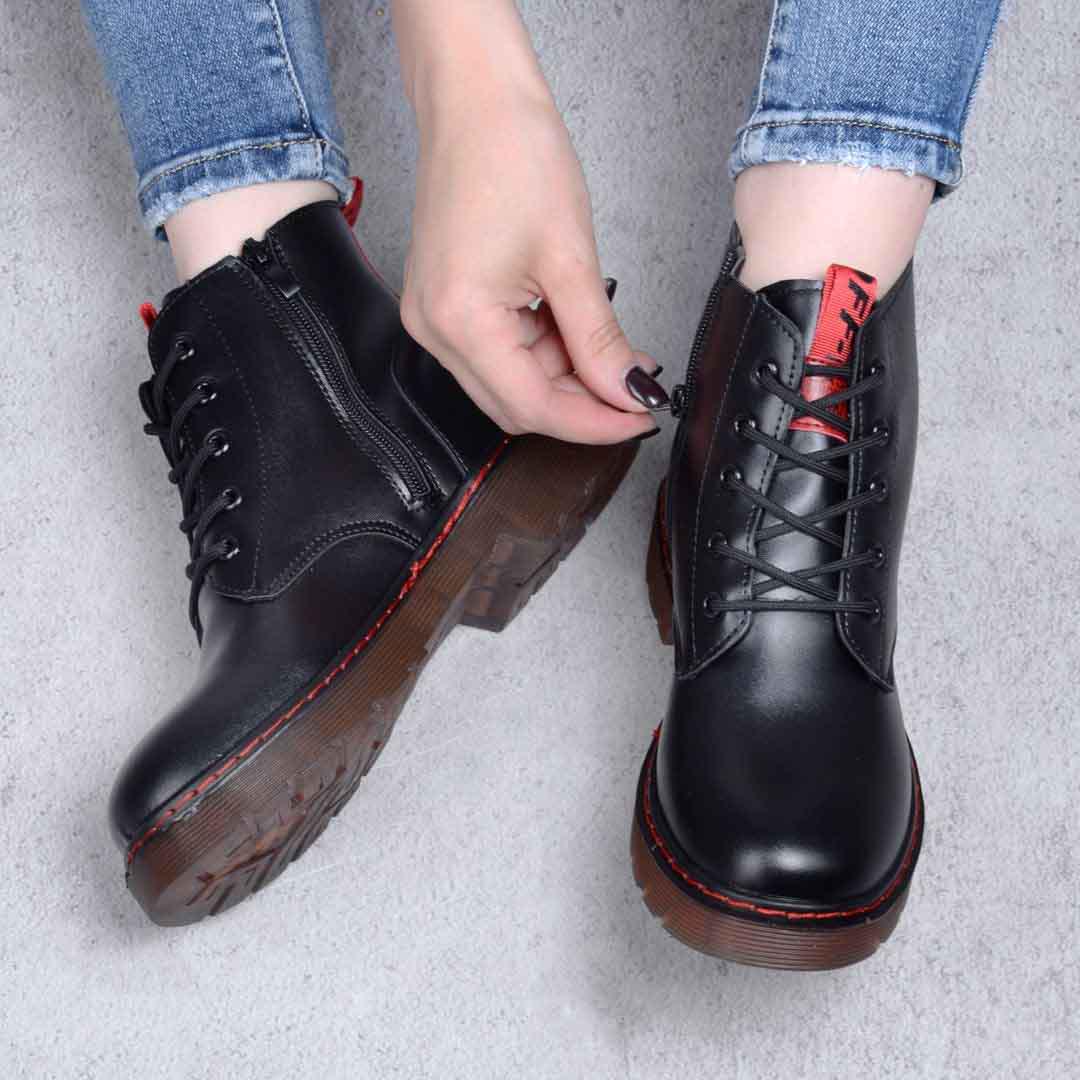 Ботинки женские на шнуровке 332386 р. 37 23,5 см