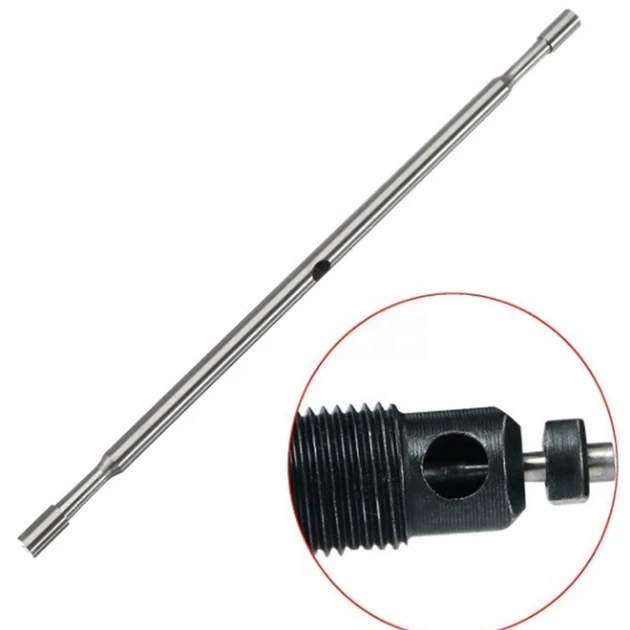 Ножницы высечные для листового металла/насадка на дрель/резак сверчок Silver OT143 в кейсе - фото 5