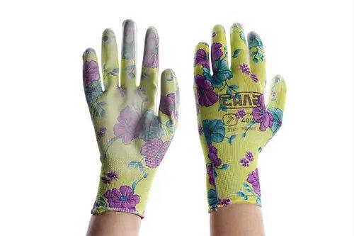 Рукавички Сила з поліуретановим покриттям р. 8 Зелений (481241)