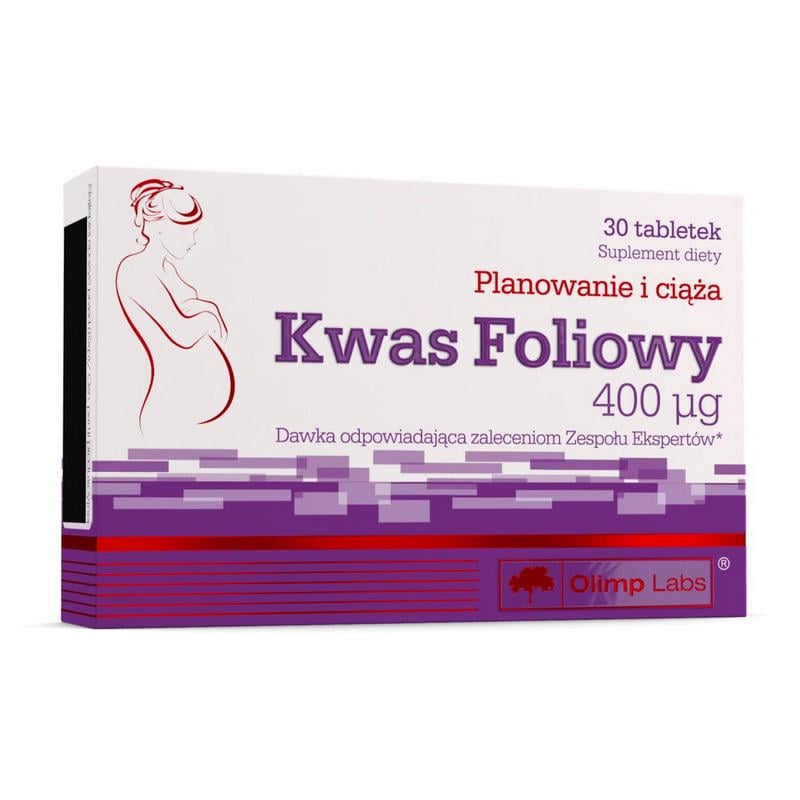 Фолієва кислота Olimp Folic Acid 400 мкг 30 табл.
