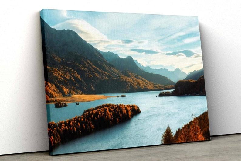 Картина на холсте KIL Art Горная природа 122x81 см (391)
