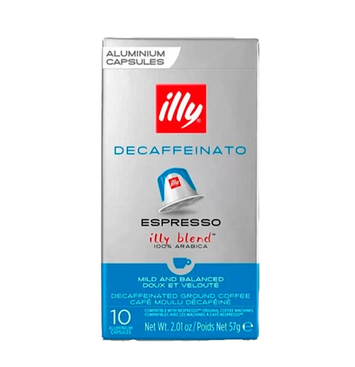 Кофе молотый в капсулах illy Espresso Decaffeinato 10х5,7 г (2555923051)