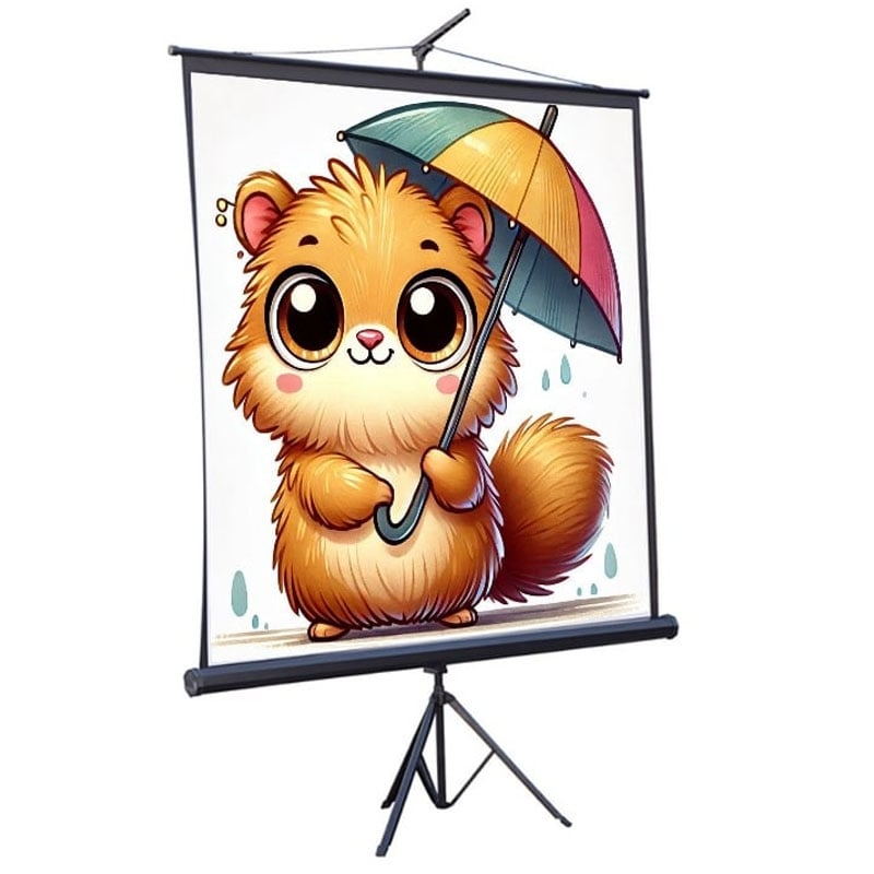 Екран проекційний ATRIA TRM-NTSC-60D мобільний тринога 60" 121х91 см/4:3 (23252035) - фото 2 Екран проекційний ATRIA TRM-NTSC-60D мобільний тринога 60" 121х91 см/4:3 (23252035) - фото 2