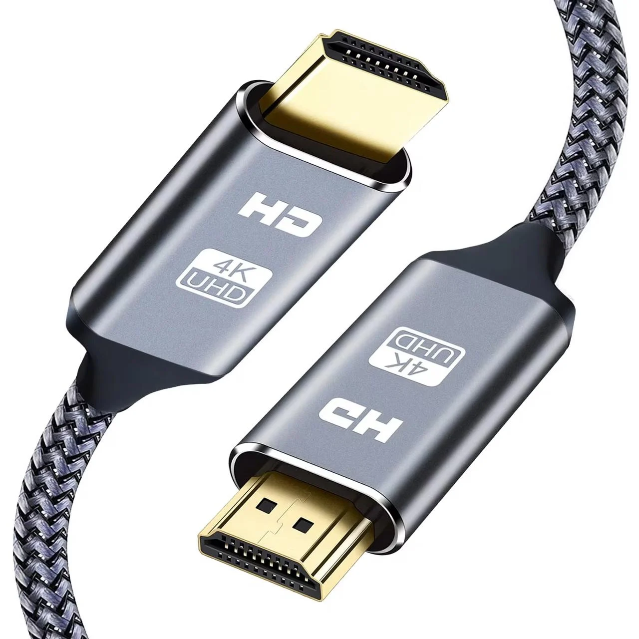 Кабель SUNROZ 4К HDMI-HDMI M/M HDR 3D High Speed ​​Aluminum Neylon cord 3 м (A48748)