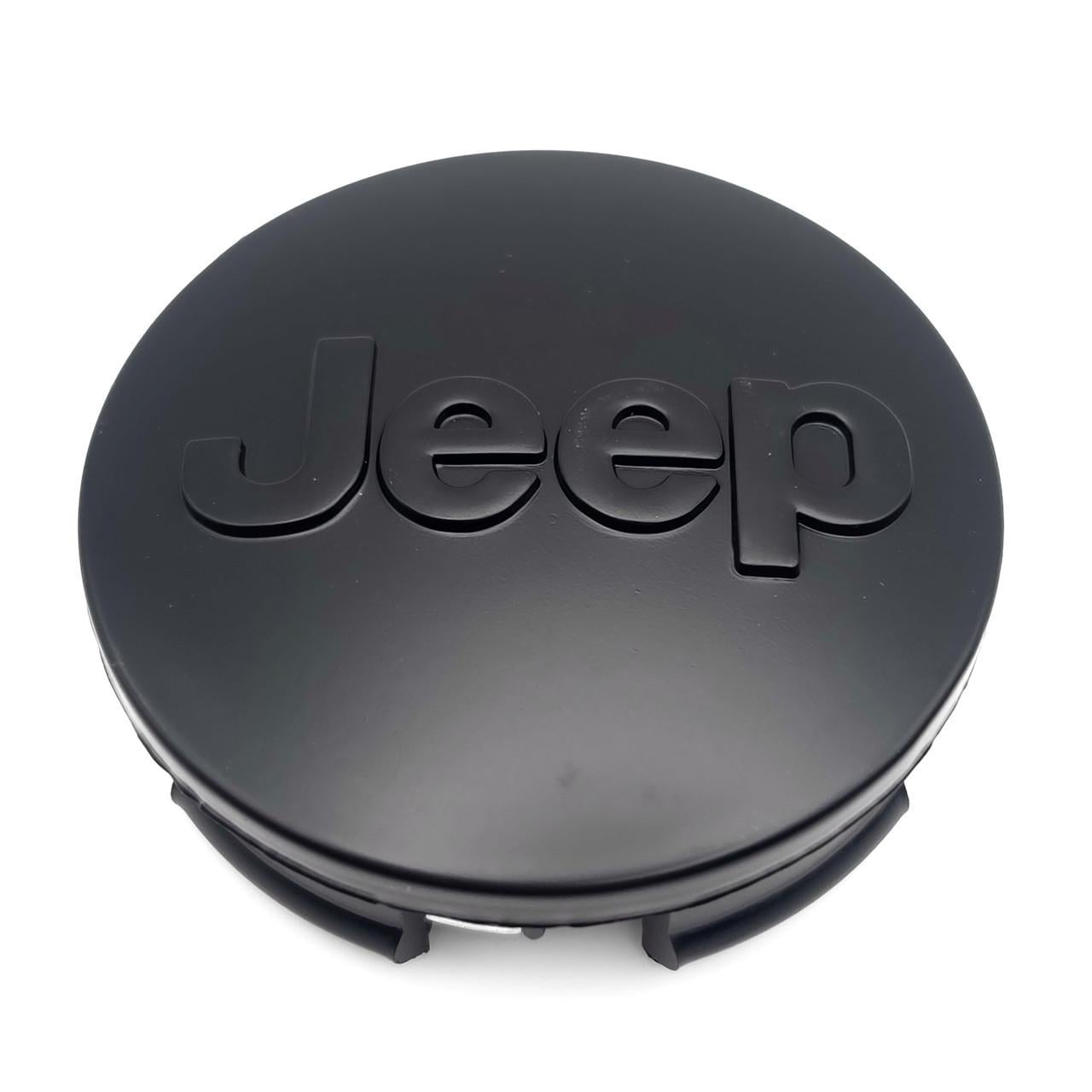 Колпачок заглушка ступицы колеса Jeep 64 мм Черный матовый (3006981169)