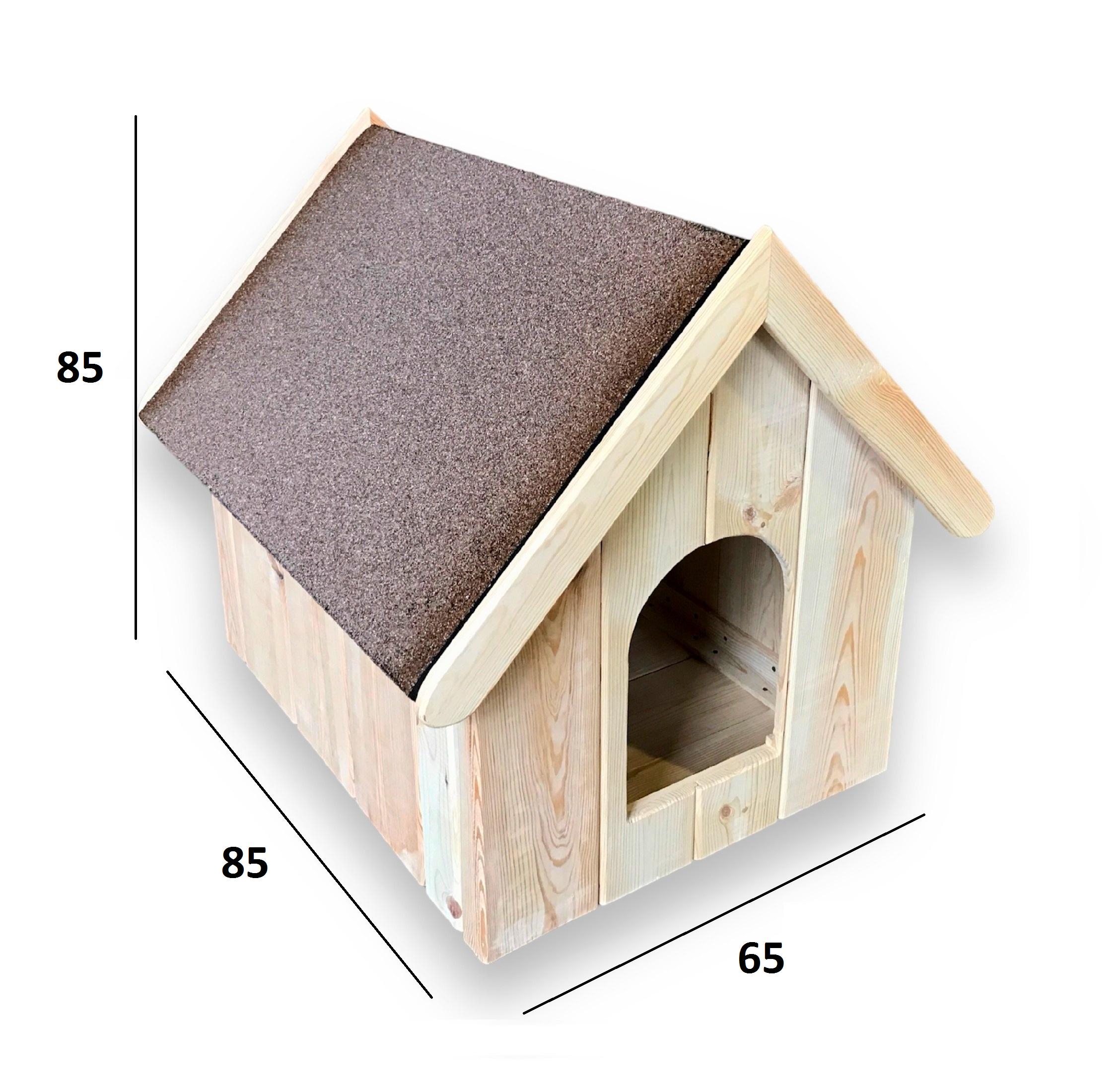 Будка для собаки Боніта стандарт 65х85х85 см (25215015) - фото 2