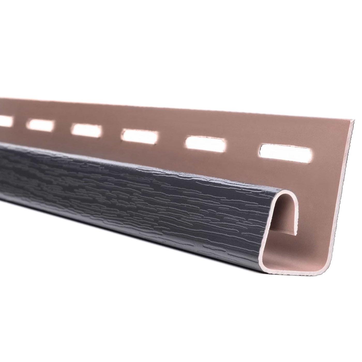 Планка J-trim для софіту Rainway 3 м 7024 Графіт (13511052)