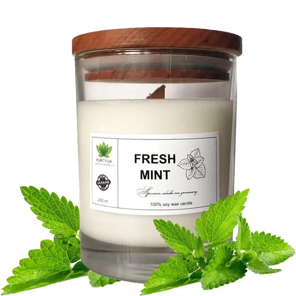 Аромасвечка Fresh mint L PURITY 150 г (PURS16) Аромасвечка Fresh mint L PURITY 150 г (PURS16)