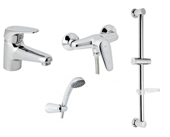 Набор смесителей для душа GENEBRE Ge2 04GE2D17RO со штангой (19881)