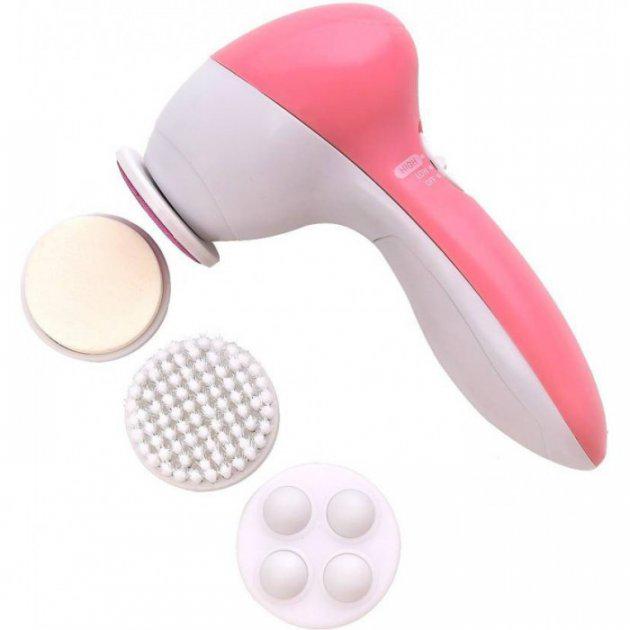 Массажер для лица и тела Facial Cleaning Set AE-8782C 4в1 и бокс для хранения - фото 2