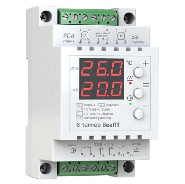 Терморегулятор Terneo BeeRT с контролем подачи и обратки для электродных или ТЭНовых котлов (2978895616)