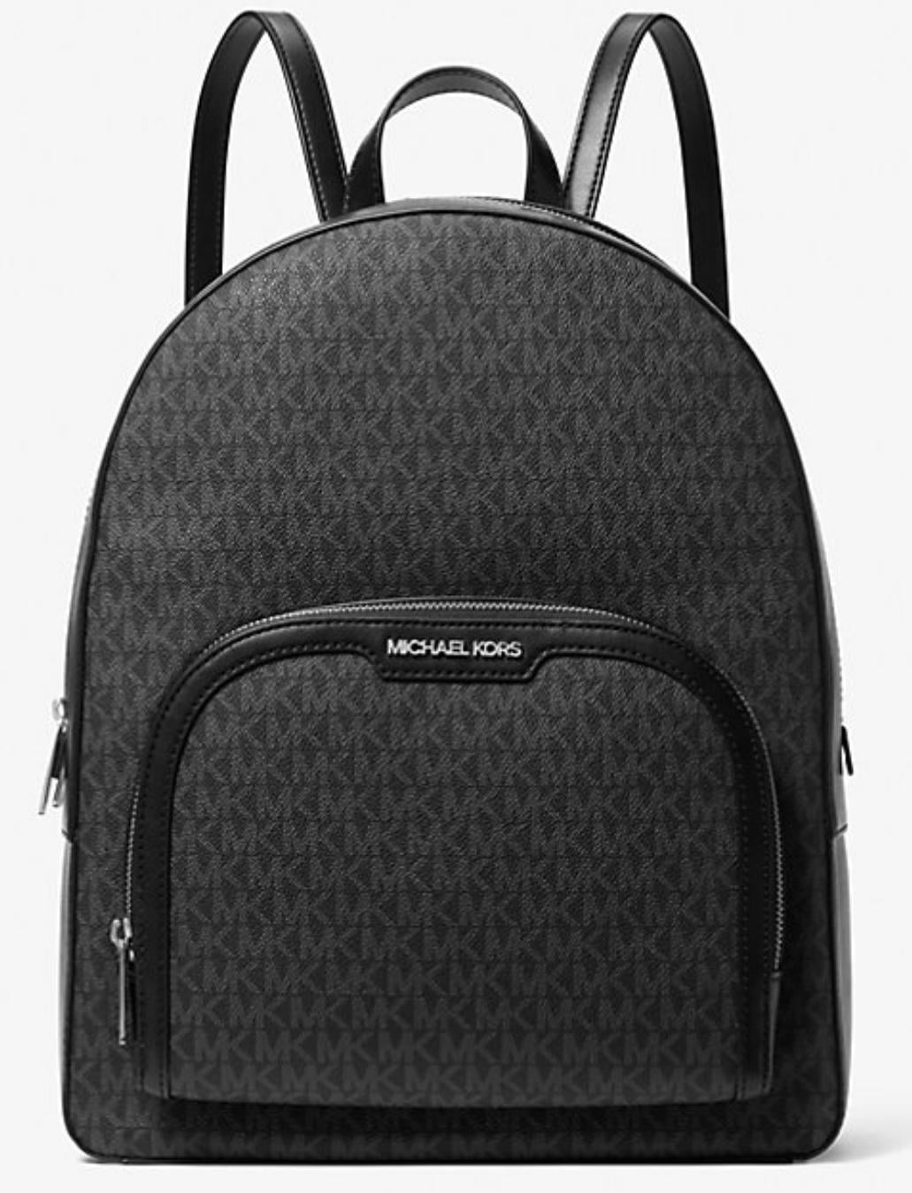Рюкзак Michael Kors Jaycee Large Logo Backpack Black (34714690)