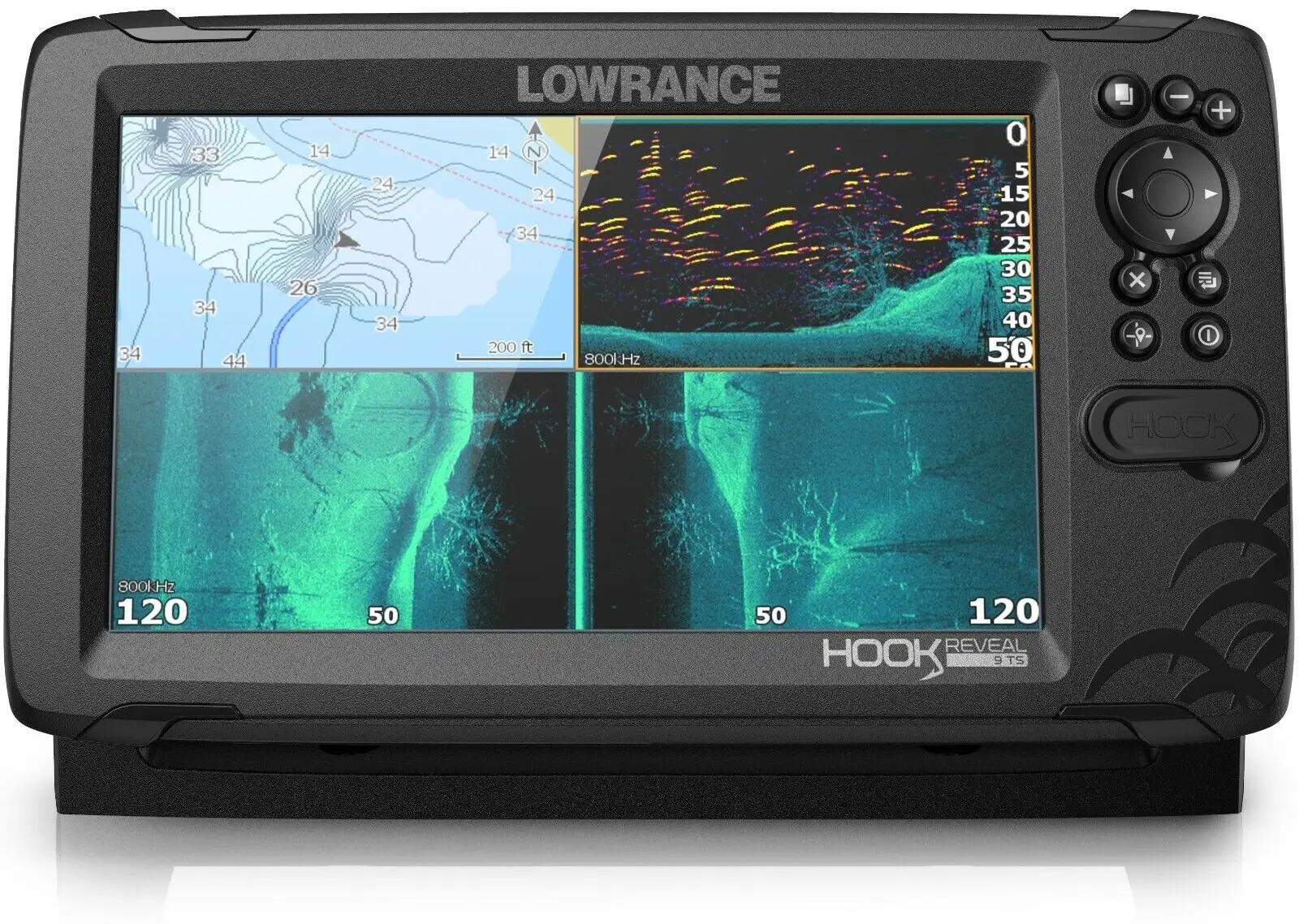 Эхолот Lowrance Hook Reveal 9 TripleShot (000-15531-001) - фото 2