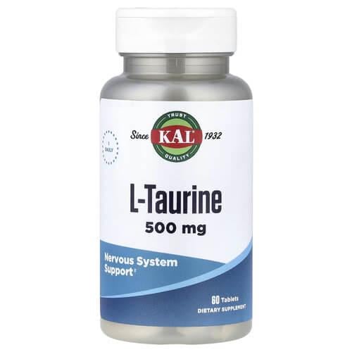 Таурин KAL L-Taurine 500 мг 60 таблеток (CAL-79459)