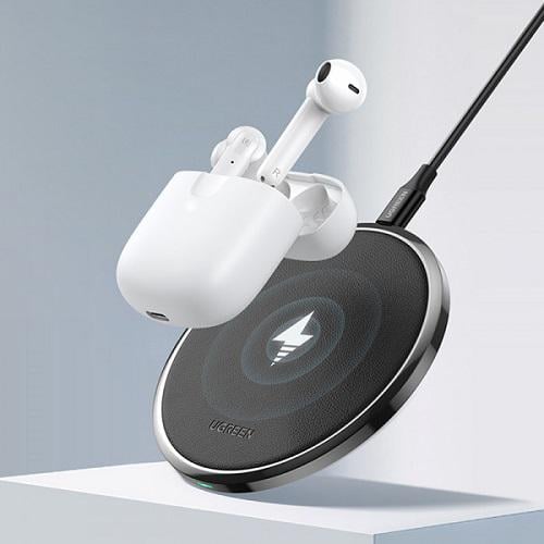 Навушники з мікрофоном UGREEN HiTune T2 Low Latency True Wireless Earbuds WS105 Bluetooth/USB Type-C 102 дБ White - фото 3