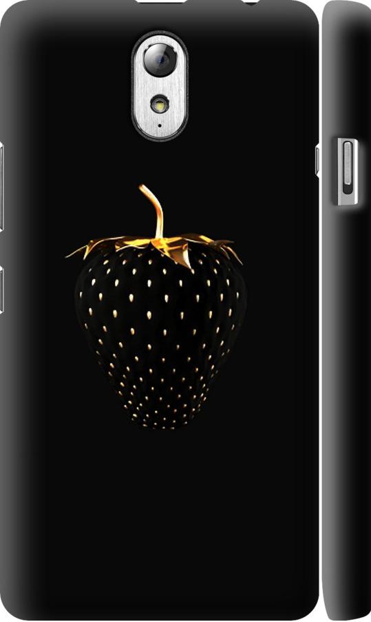 Чехол на Lenovo Vibe P1m Черная клубника (3585c-154-42517)