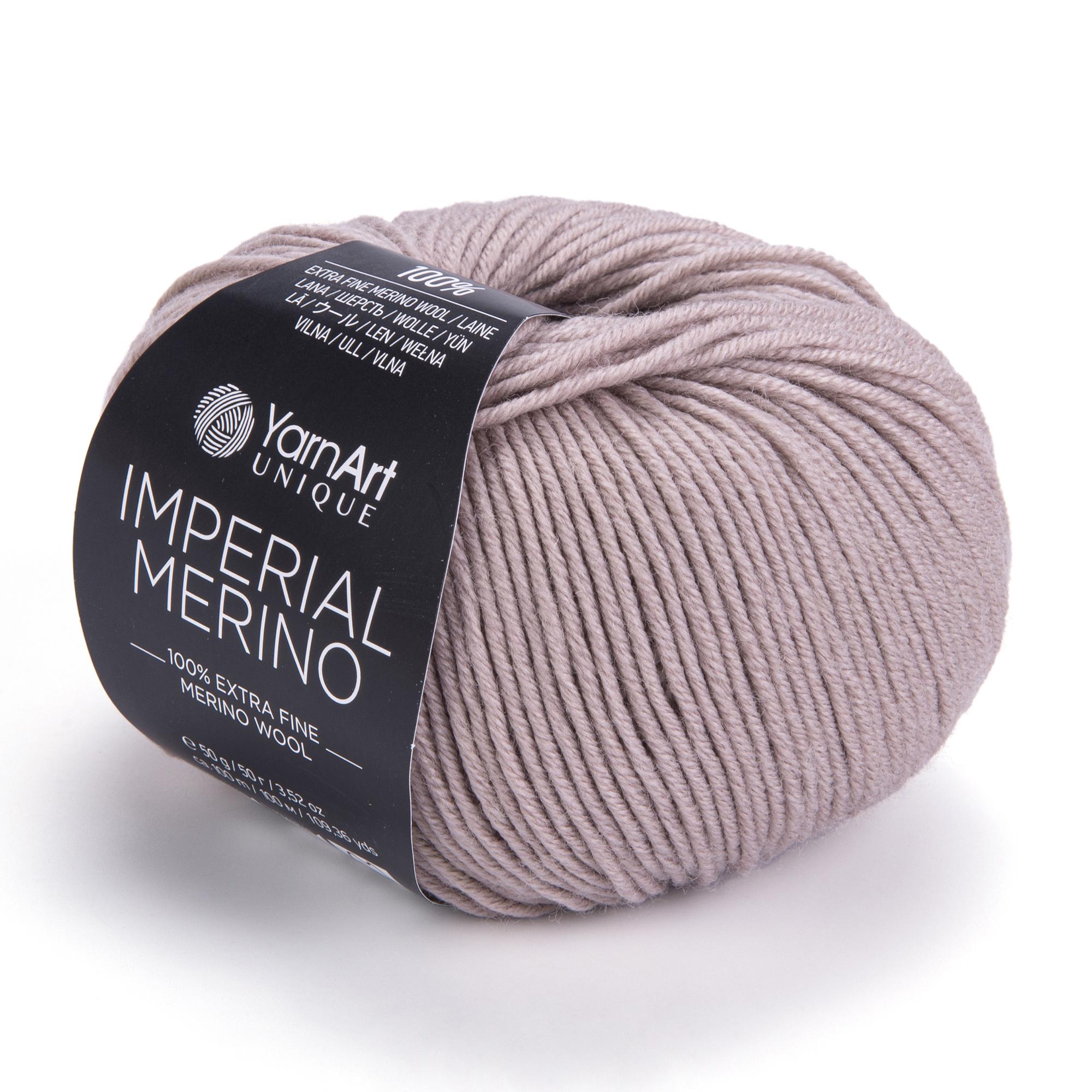Пряжа YarnArt Imperial Merino 3307 Попеляста троянда (6229)