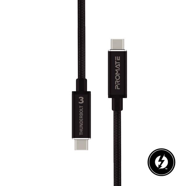 Кабель Promate ThunderLink-C40 USB Type-C/USB Type-C 100W PD 1 м Black