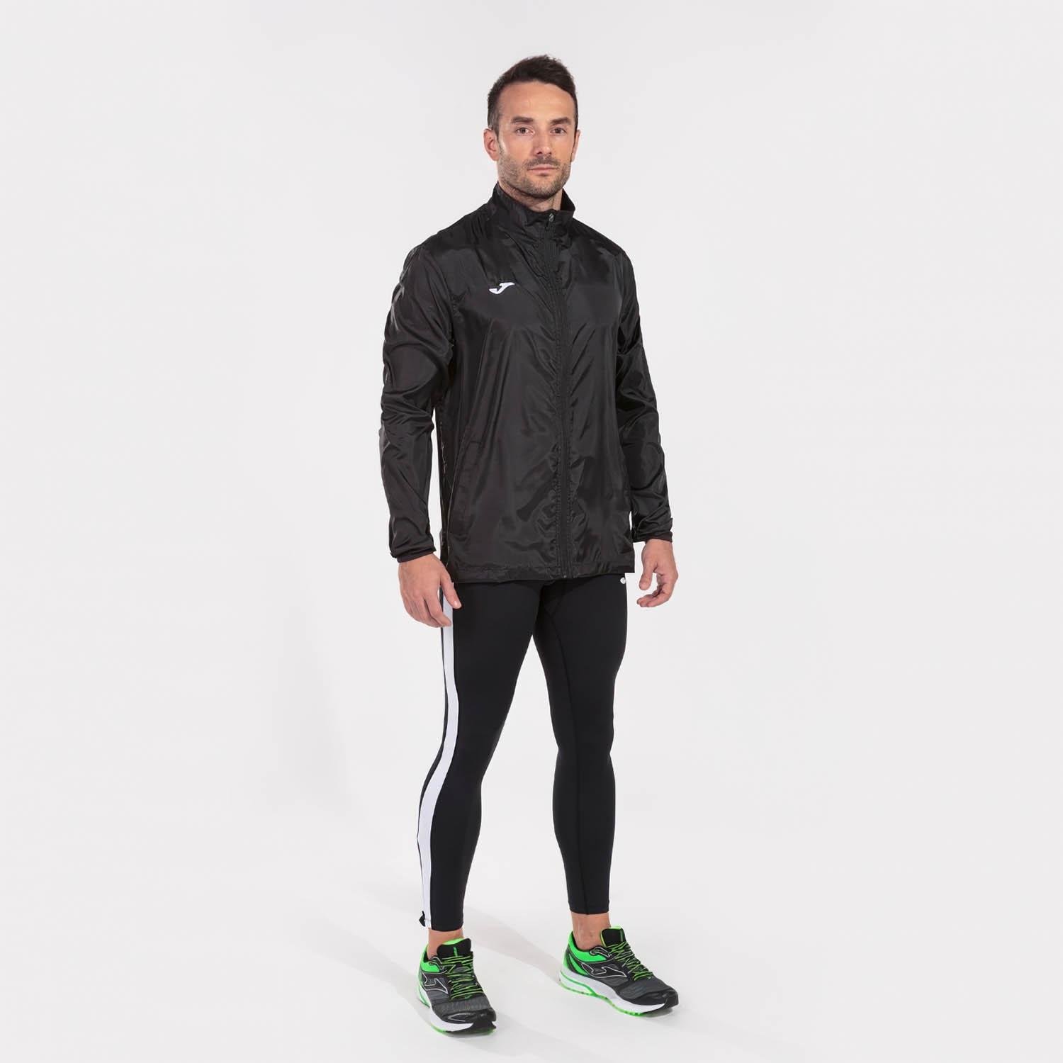 Куртка ветрозащитная Joma 101602.100 Elite Vii Windbreaker L Black (8424309068325) - фото 3