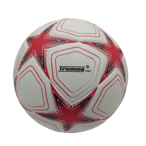 Мяч футбольный TRAINING CF02 №5 р. 5 Бело-красный