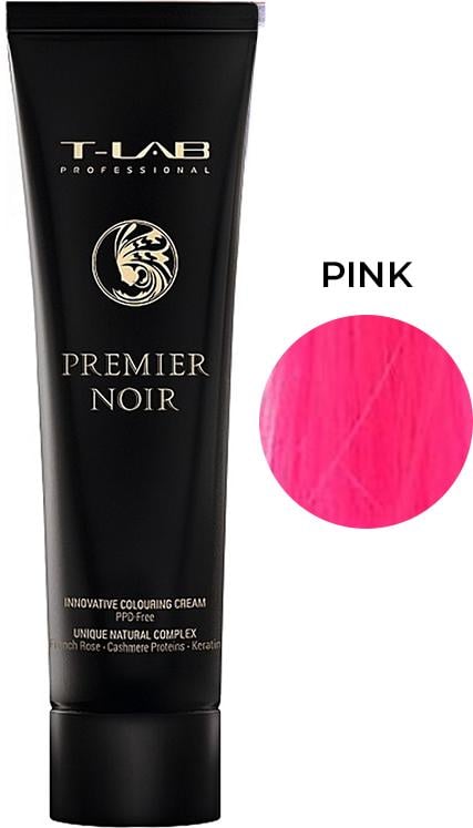 Крем-краска для волос T-LAB Professional PREMIER Noir Розовый 100 мл (29583315)
