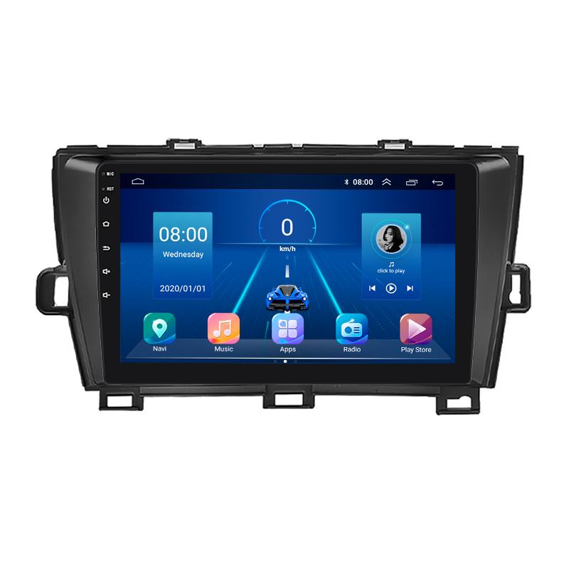 Штатная магнитола 9" Lesko для Toyota Prius III Рестайлинг (XW30) 2011-2015 4/64Gb/ 4G/ Wi-Fi/ CarPlay