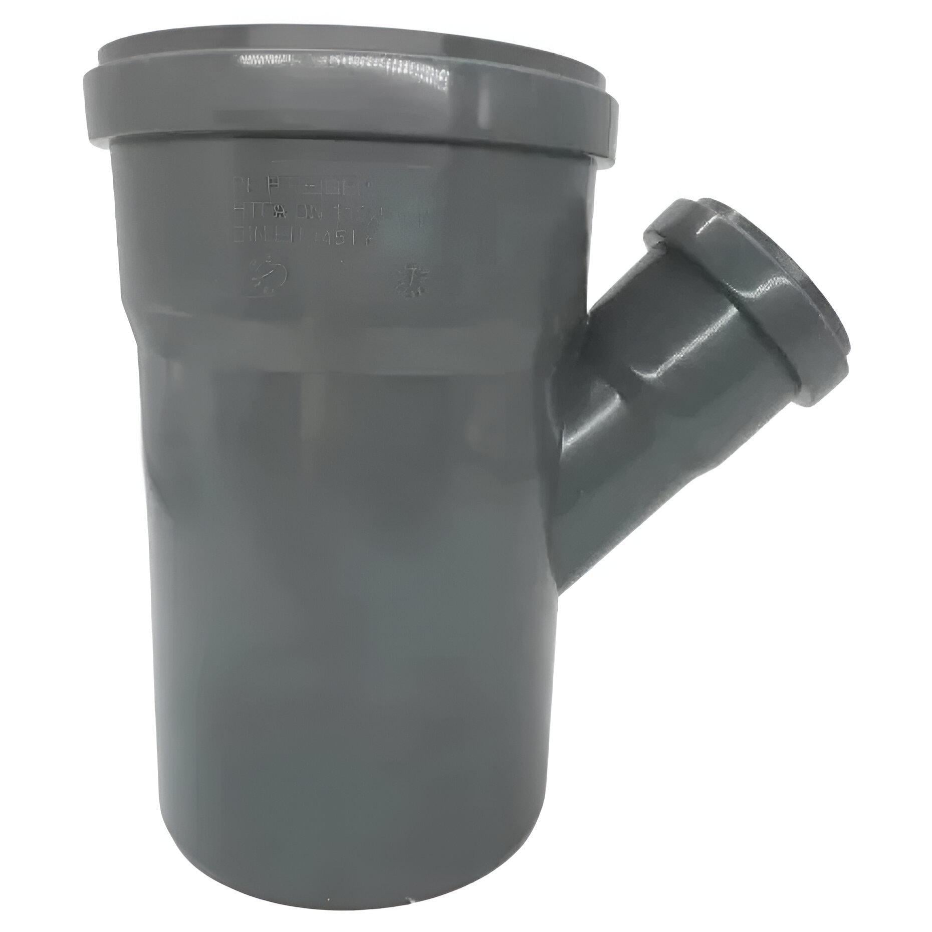 Тройник канализационный REIGER TS 6544676 110х50 ммх45° (47153)