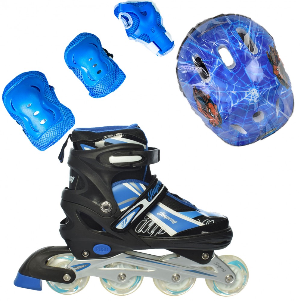 Ролики детские Rider Combo Disney защита и шлем р. 39-42 SpiderMan3 (2T3007E) Ролики детские Rider Combo Disney защита и шлем р. 39-42 SpiderMan3 (2T3007E)