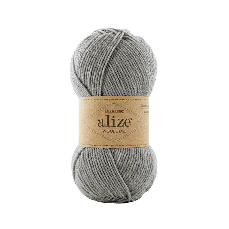 Пряжа Alize WOOLTIME 21 Сірий