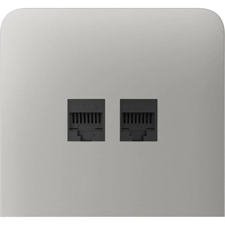 Панель бічна для вбудованої інтернет-розетки Ajax SideCover LAN vertical Oyster (2890076322)