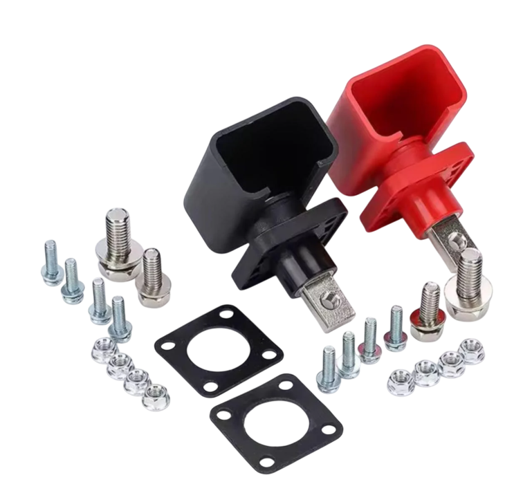 Клемма корпусная проходная для аккумулятора 200 А комплект 2 шт. (104)