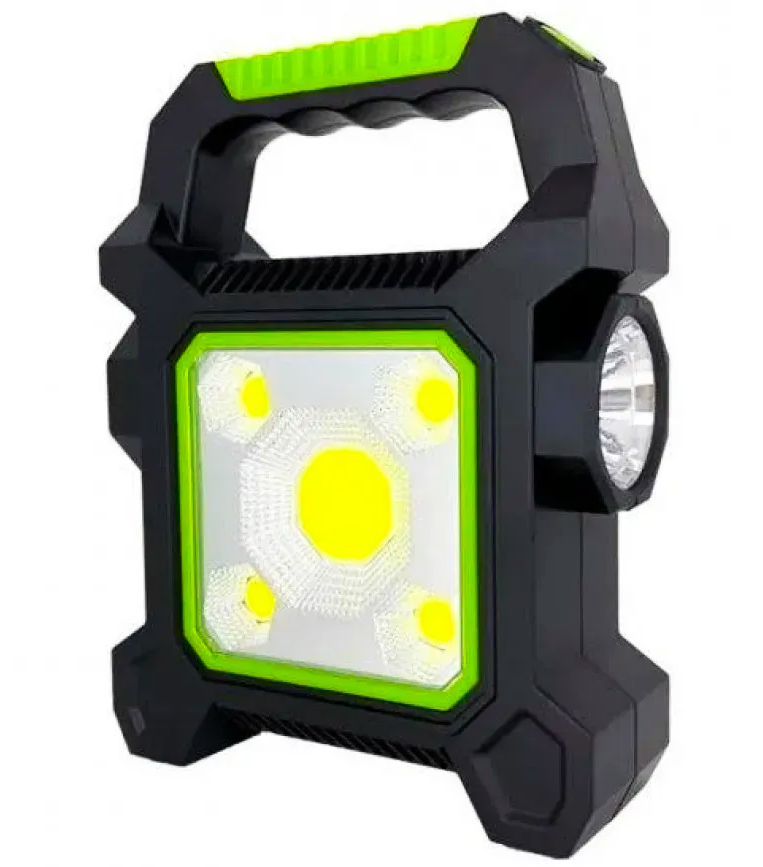 Ліхтар акумуляторний із сонячною батареєю і повербанком JY258B (234568667)