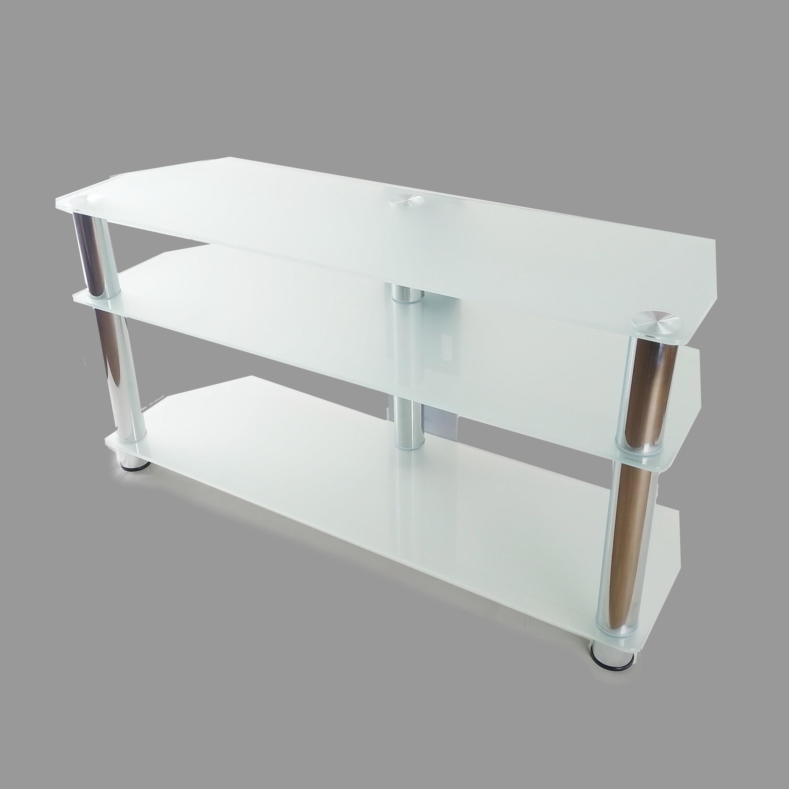 Тумба під телевізор Commus Меридіан new Satin Chr 20-47" 1100х350х569 мм Білий/Хром (644420138) - фото 2 Тумба під телевізор Commus Меридіан new Satin Chr 20-47" 1100х350х569 мм Білий/Хром (644420138) - фото 2