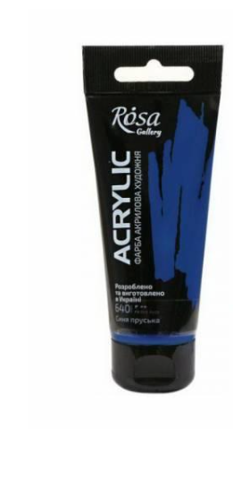 Краска акриловая ROSA Gallery 60 мл Синий прусский (1158)