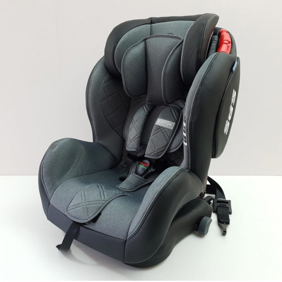 Дитяче автокрісло El Camino Bastion ME1057 з ISOFIX 9-36 кг Dark Gray Темно-Сірий - фото 1