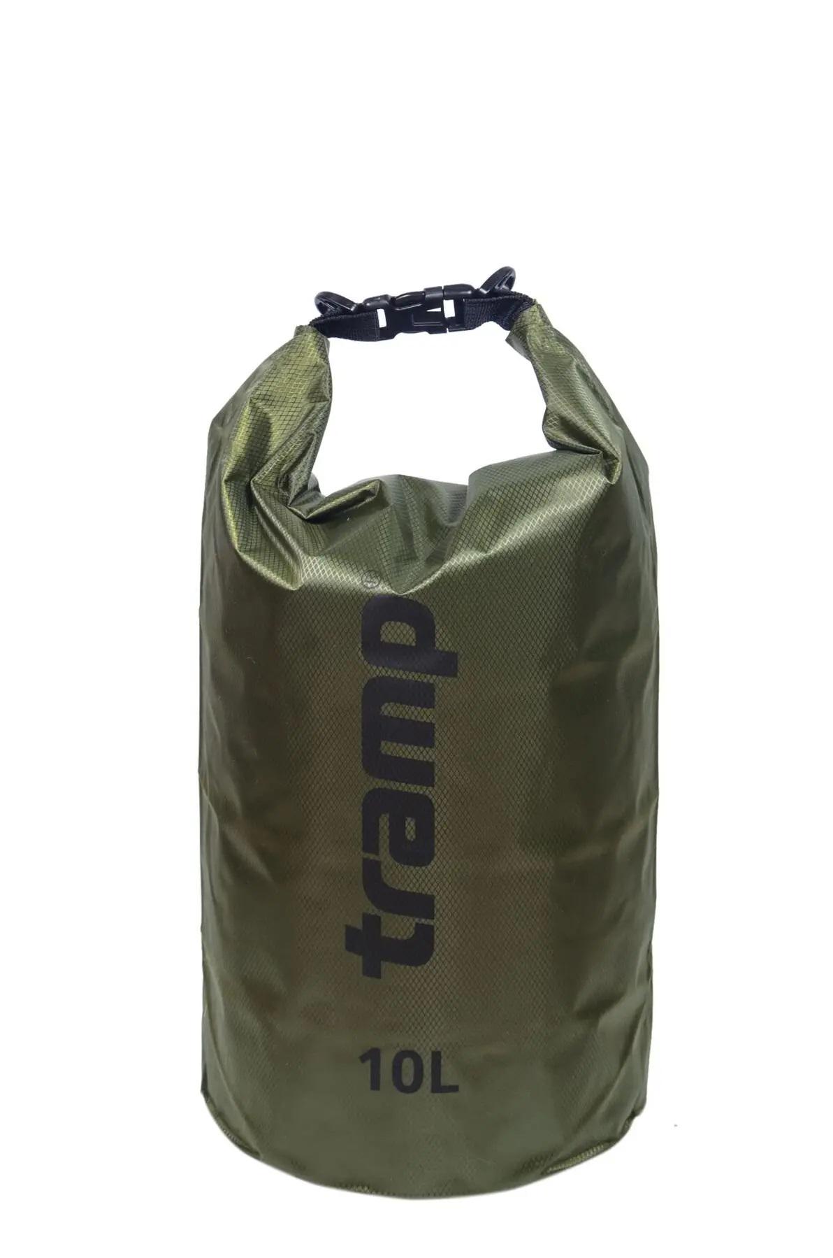 Гермомешок туристический Tramp PVC Diamond Rip-Stop 10 л TRA-111 Olive (6e7af9c2) - фото 1